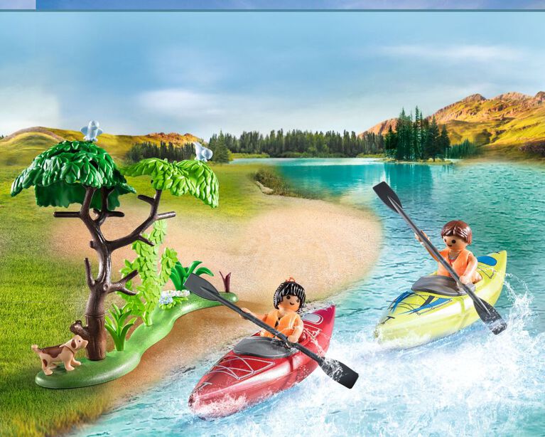Playmobil - Camping with campfire